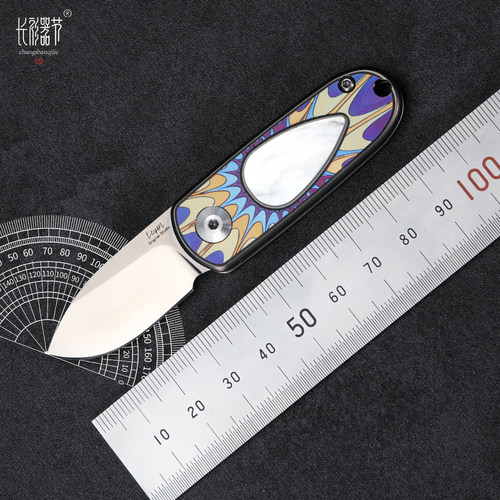 小月宝口袋刀钥匙刀进口粉末钢