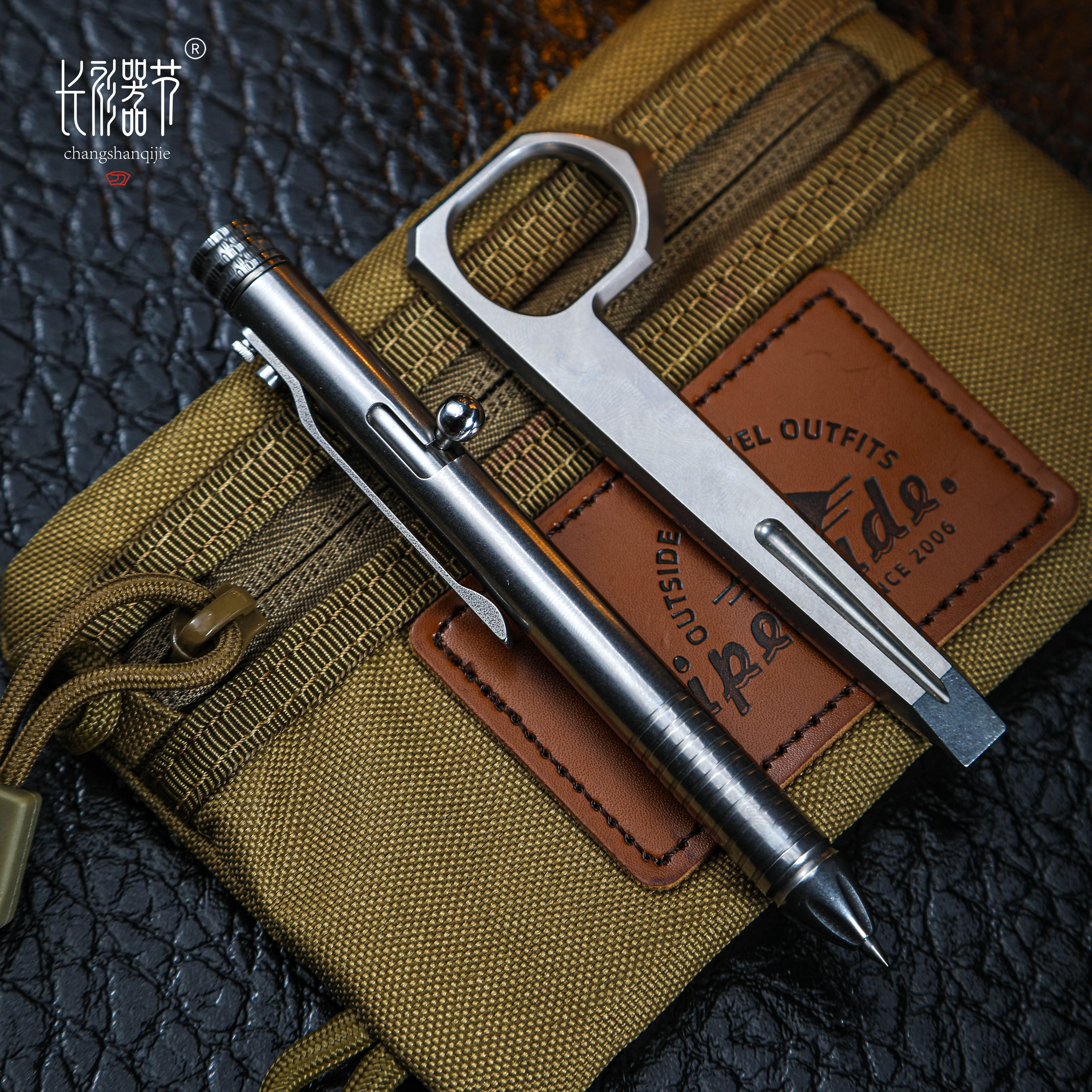 长衫器节M390中款战术笔书写多功能EDC把玩旋转笔瑞粉陀螺12