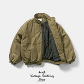 宽松廓型工装 Ang2 棉衣外套 冬装 日系简约男式 Stu 别致圆角立领