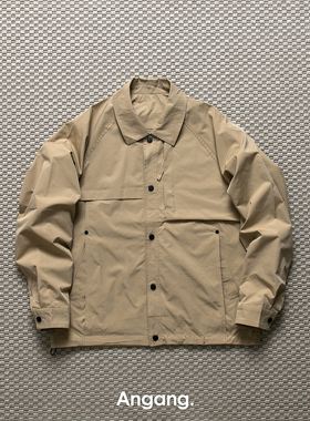 Ang2 Stu 拼接工艺 秋装日系复古男式宽松多口袋设计工装夹克