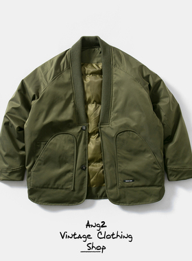 Ang2 Stu 两粒扣 别致小众风 90绒日系复古男式羽绒服道袍外套