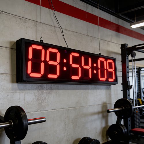 尚佑美简约数字时钟带计时功能