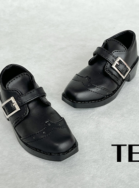 【TE BJD】3分普叔大叔鞋子 复古皮鞋扣搭雕花 BJD娃娃绅士西装鞋