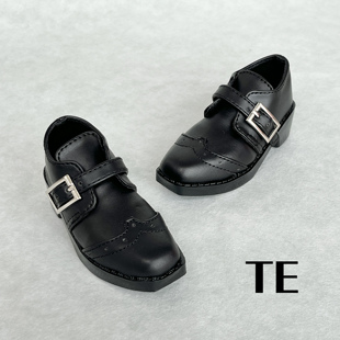 【TE BJD】3分普叔大叔鞋子 复古皮鞋扣搭雕花 BJD娃娃绅士西装鞋