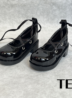 【TE BJD】1/6 1/4 1/3 BJD娃娃鞋子6分4分3分女皮鞋 熊妹兔豆豆