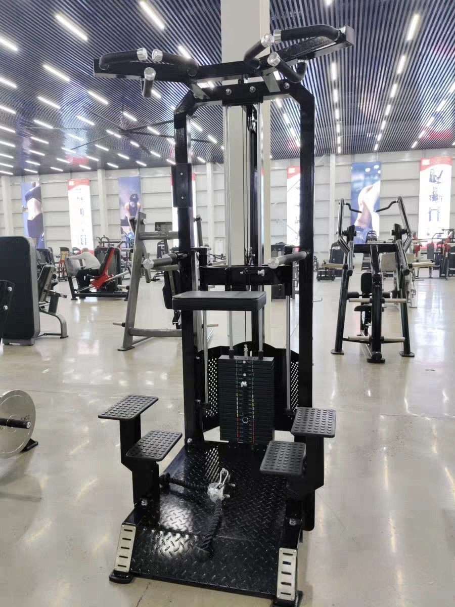 多功能助力单双杠坐姿划船训练器力量训练器械(综合型