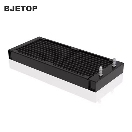 水冷铝排240/360/280纯铝散热排7.5mm宝塔口医疗打印22厚扁管水道