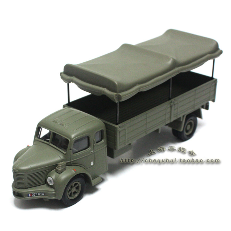 狗仔corgi品牌雪铁龙雷诺1:50合金二战军事卡车模型 限量版带证书