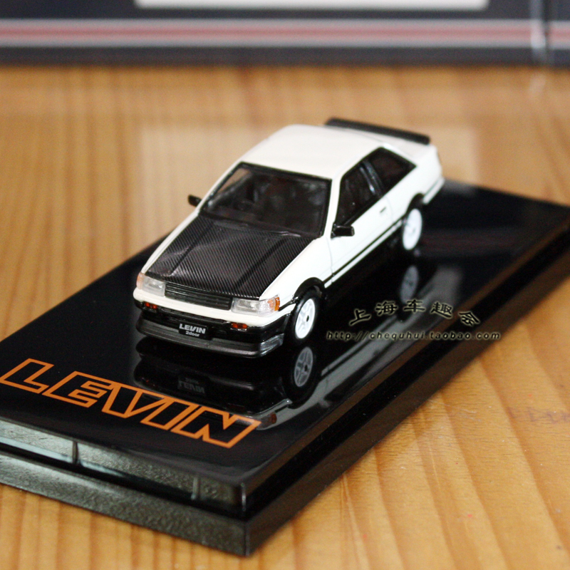 Hobby Japan 1:64丰田卡罗拉LEVIN AE86仿真静态合金汽车模型摆件