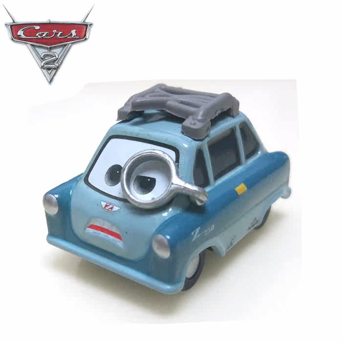 原包 汽车总动员2 z博士  professor z 合金车模型