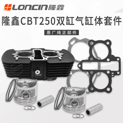 隆鑫CBT250双缸发动机原装套缸