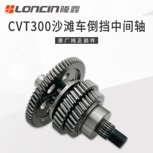 隆鑫ATV沙滩车LX300华洋巴山CVT300无级变速发动机倒挡中间轴齿轮