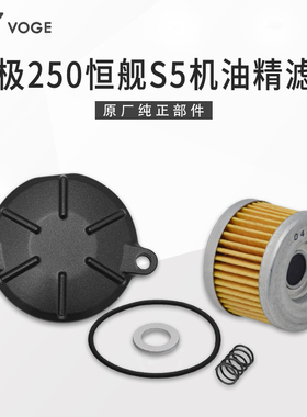 VOGE无极250RR恒舰S5 LX250GS-3隆鑫KE250发动机原装机油滤芯正品