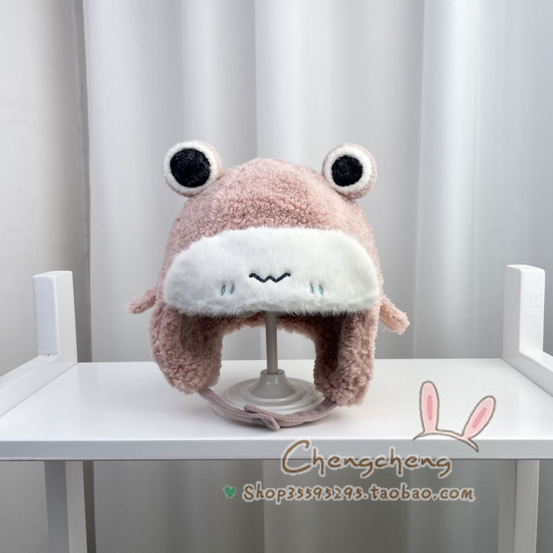 青蛙摇粒绒护耳贝恩杰雷锋帽