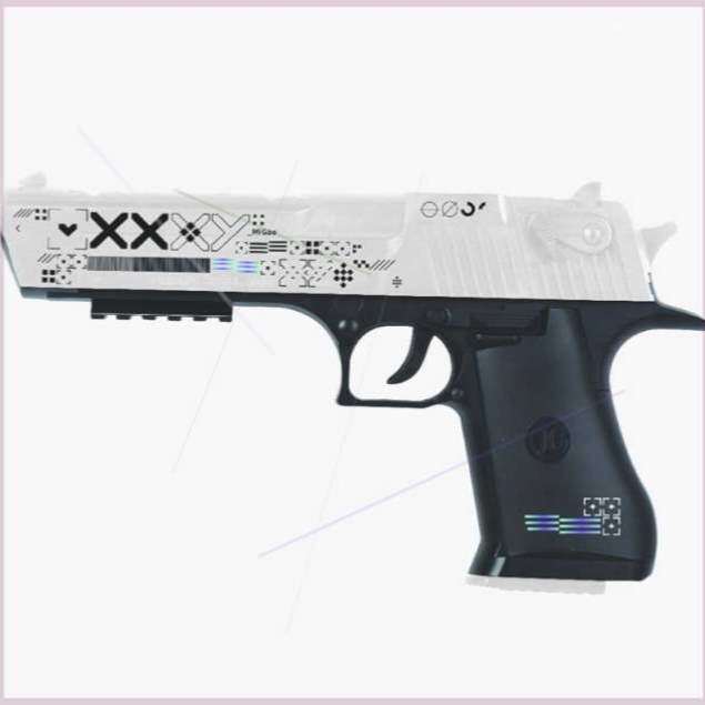 印花csgo玩具之鹰csgo软弹印花模型集沙鹰{沙漠集沙鹰