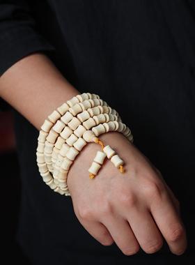 天然金丝竹手链坠佛珠念珠