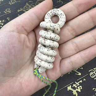星月猪大肠斜切药片扇面单圈男女原生态手串捻持链冷门文玩菩提子