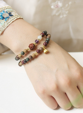 五行合香珠6mm双圈手串