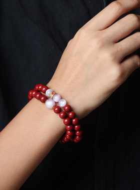 花蕊夫人中药合香珠双圈手串