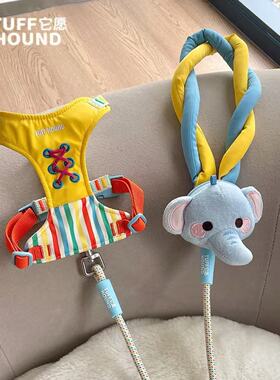 TuffHound它愿背心式柯基胸背狗牵引绳防挣脱中小型犬遛狗绳宠物