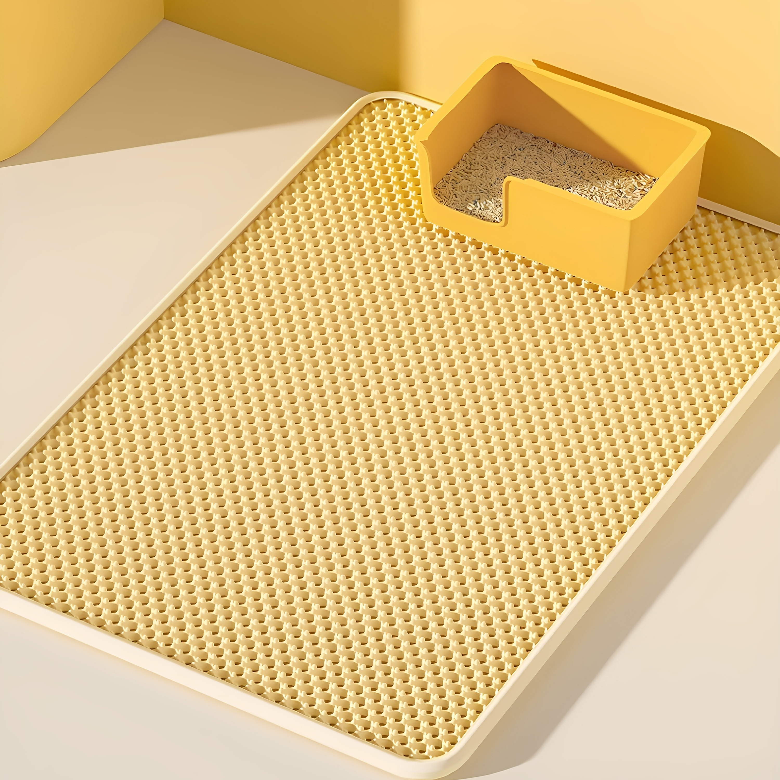 猫砂盆控砂垫防外溅防带出猫厕所