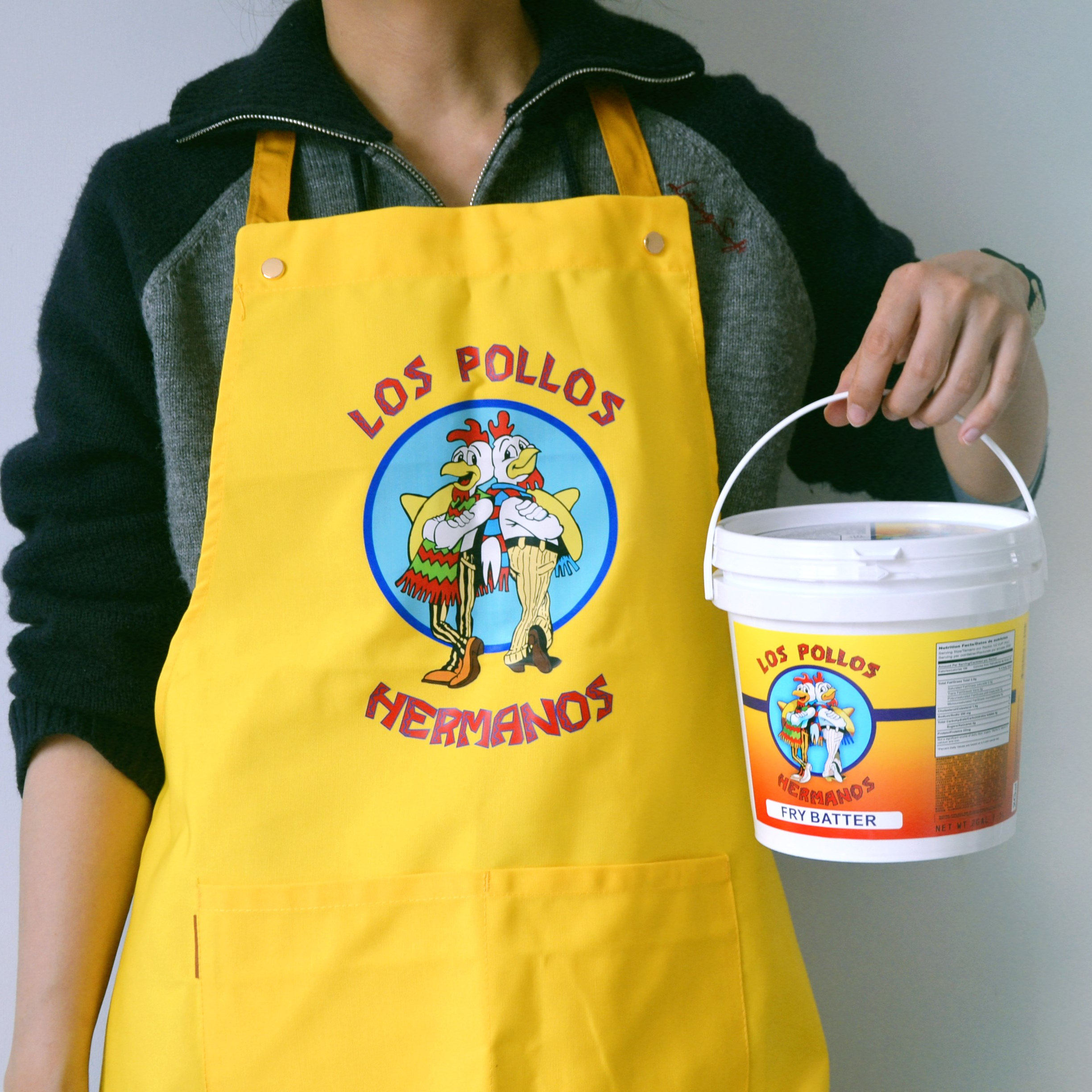 【 In Stock 】 Breaking Bad and Better Attorney peripheral Lospollo waterproof Canvas Adjustable apron thumbnail 3