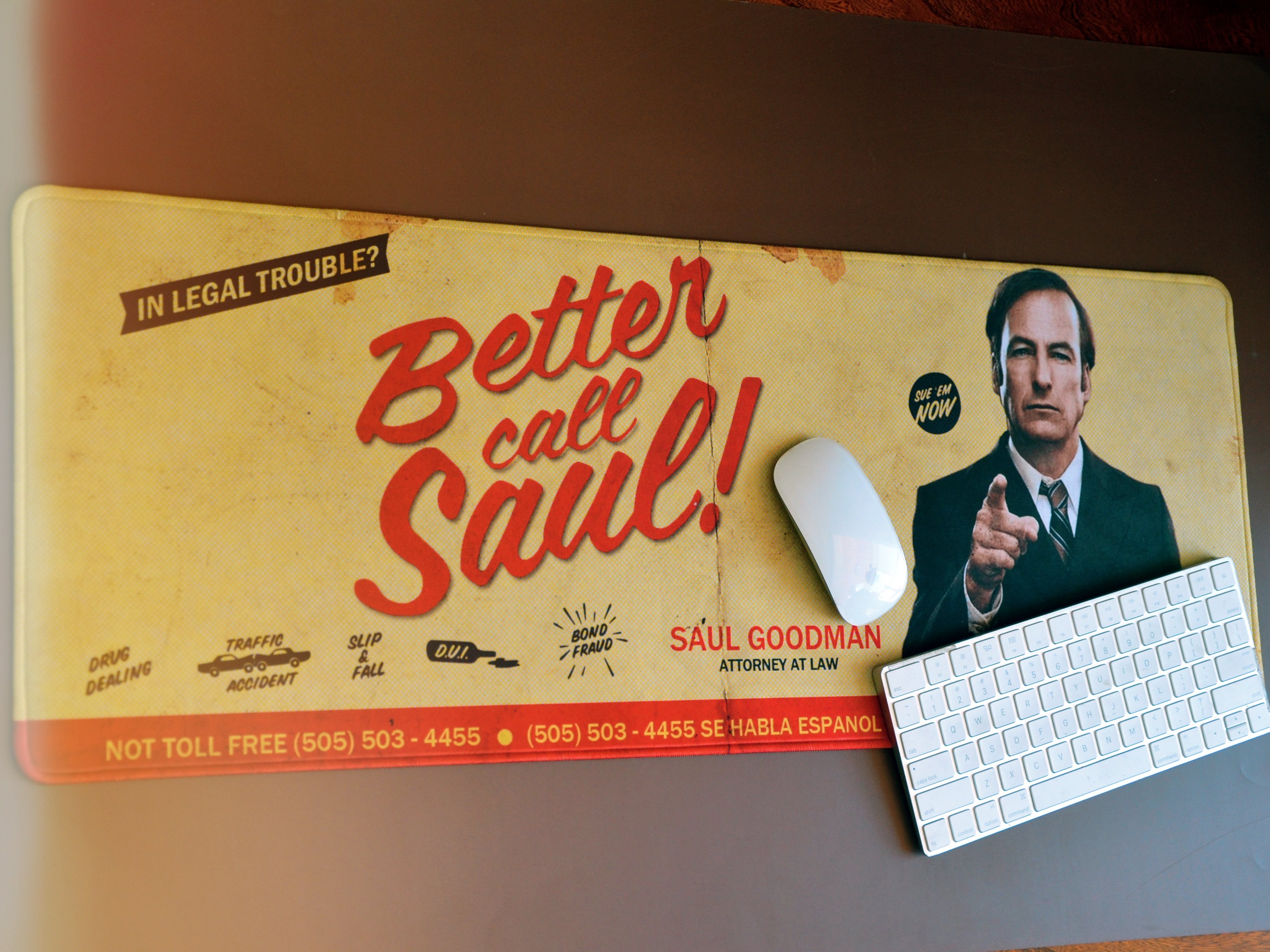 风骚律师bettercallsaul绝命毒师超大鼠标垫80*30cm