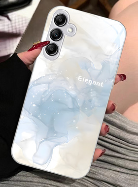 适用三星a14渲染手机壳a20小众创意a30渐变彩色s11液态玻璃感