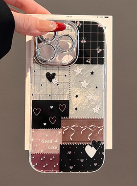 苹果手机保护套iml挂绳二合一适用小米15pro锡纸手机壳小众感