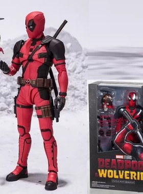 SHF 漫威 死侍3 死侍与金刚狼 小贱贱 狼叔 可动手办模型摆件玩具