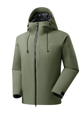 25857石墨烯棉衣男冬季新款防水防风连帽休闲保暖棉服情侣男女同