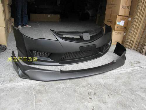FD2大包围思铭改装T R前杠JS Racing款无限款前唇