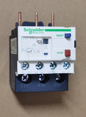 全新施耐德热过载继电器LRD10C/LRD35C，10A/30-38A 三相过载保护