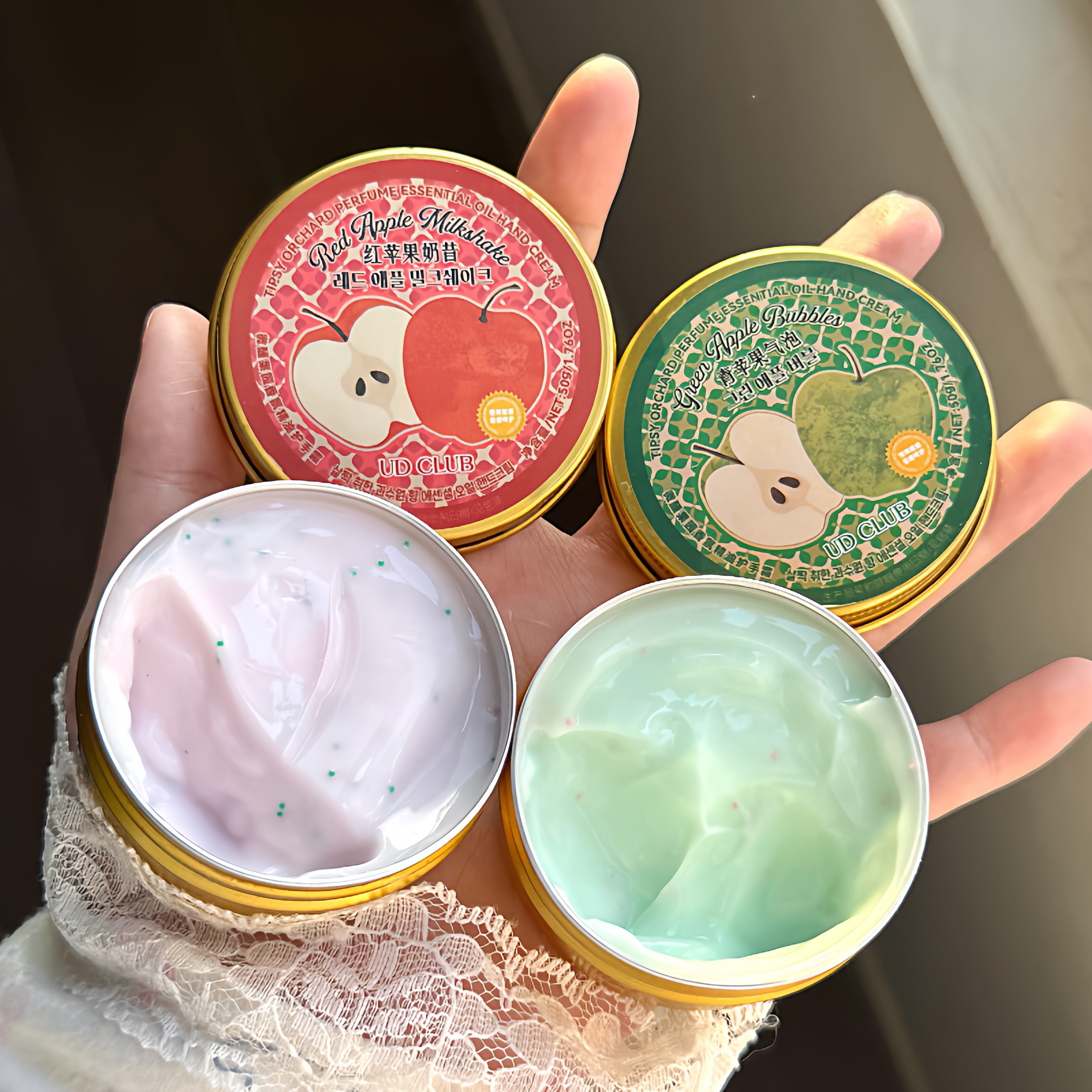 红青苹果香氛护手霜女士滋润保湿补水防干裂便携小支椰子持久留香