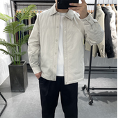 翻领羽绒服男简约休闲90白鸭绒保暖工装 冬季 轻薄款 外套羽绒衣夹克