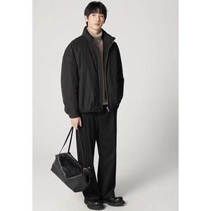冬季新款立领羽绒服男宽松休闲白鸭绒保暖外套高级感羽绒衣夹克潮