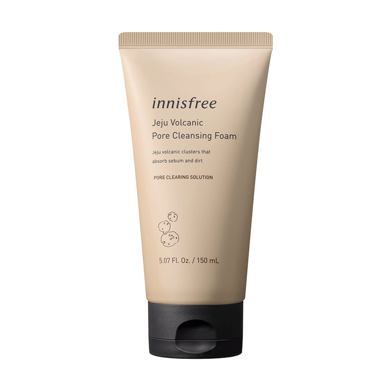 韩国正品 innisfree悦诗风吟火山泥洗面奶火山岩洁面深层清洁控油