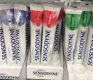 德国进口SENSODYNE 舒适达牙膏全面护理抗敏感含氟美白经典牙膏75