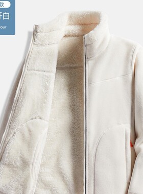 卫衣开衫Womens coat fleece top autumn winter hoodie cardigan