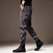 leg tied pants European casual spring for men and autumn