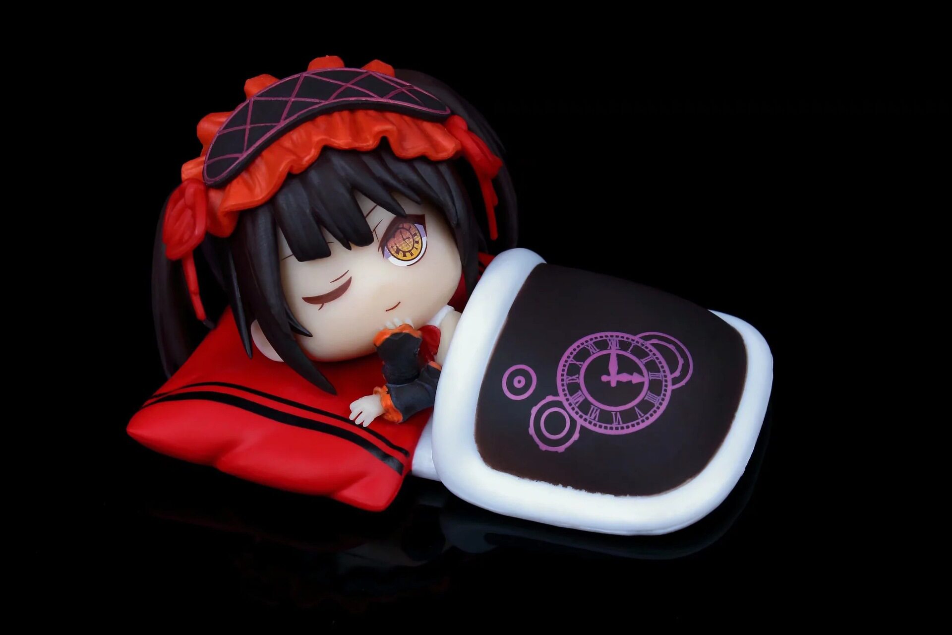 约会大作战 时崎狂三5代 和服狂三q版 艳姿 模型盒装手办