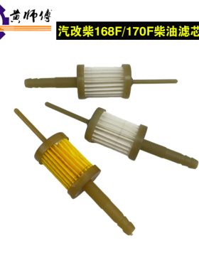 风冷柴油机配件汽改柴配件托普168F170F油箱柴油滤芯 燃油滤芯