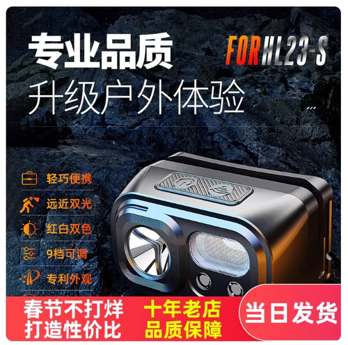 神火HL23-S强光感应充电头灯