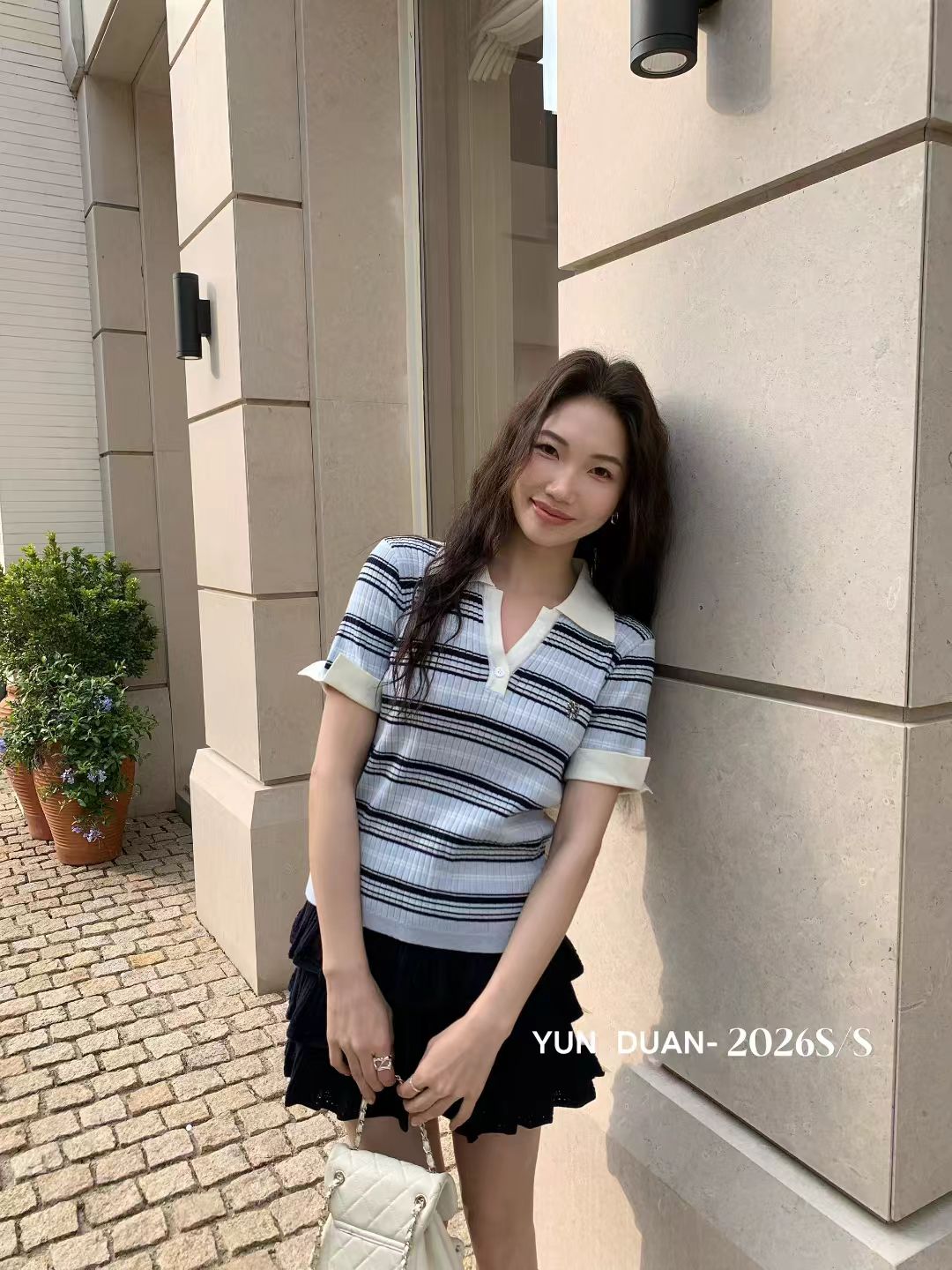2026新品夏季女士薄款正肩条毛针织衫