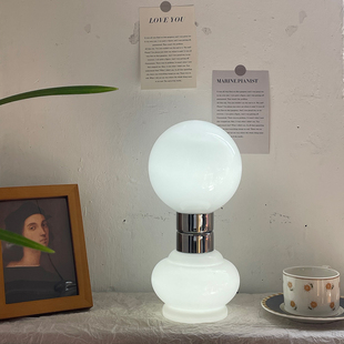 卧室玻璃中古法式 法国 台灯 少女许愿瓶 洛可可复古床头灯 Désir