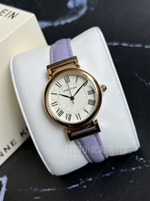 现货美国Anne klein 气质薰衣草紫色皮带女士石英手表学生新款