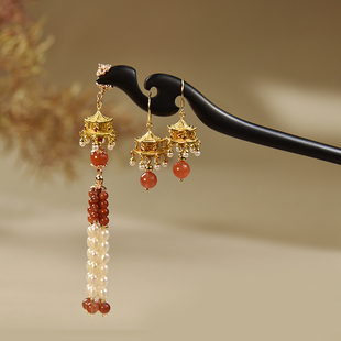 《宫灯》华容珠翠原创日常简约百搭气质发簪国风新中式盘发头饰