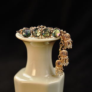 华容珠翠原创发夹侧边夹日常复古民国风刘海夹新中式旗袍古典头饰