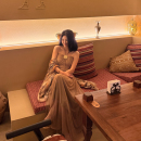 轻奢抹胸一字领连衣裙宴会晚礼服长裙度假裙 太阳女神