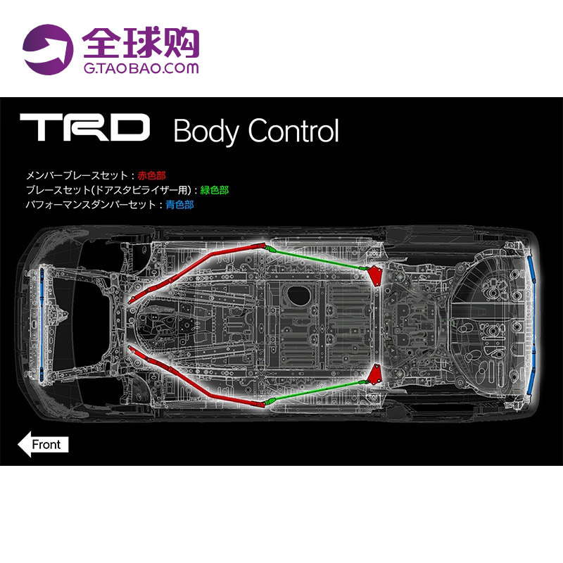 埃尔法威尔法LMTRD底盘套件正品